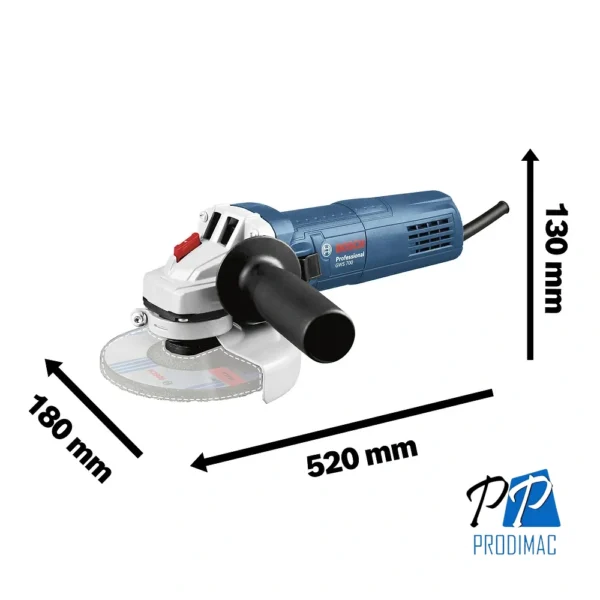 Amoladora Angular 4 1/2" 710W GWS 700 + 5 Discos Bosch 0601.3A3.0E1-000