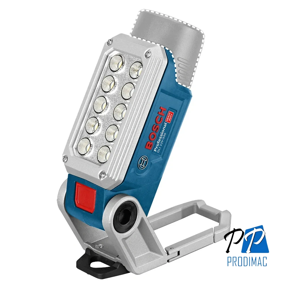 Linterna Trabajo Led 12V Max 330 Lm (Sin Bateria/Sin Cargador) GLI 12V-330 Bosch 0601.4A0.000-000