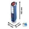 Linterna de Trabajo 12V (Sin Bateria / Sin Cargador) Bosch GLI 12V-300 0601.4A1.000-000