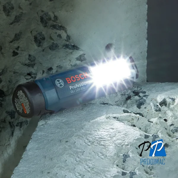 Linterna de Trabajo 12V (Sin Bateria / Sin Cargador) Bosch GLI 12V-300 0601.4A1.000-000