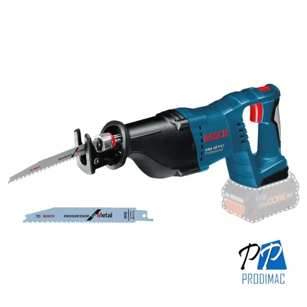 Sierra Sable 18V 2700Cpm (Sin Baterías / Sin Cargador) Bosch GSA 18 V-LI Professional 0601.64J.000-000