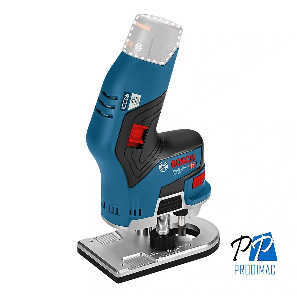 Ruteadora 12V 6 mm/8 mm/1/4" Baretool (Sin baterías ni cargador) Bosch GKF 12V-8 0601.6B0.0L0-000