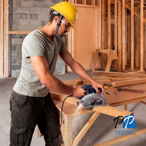 Sierra Circular 7 1/4" (184mm) 1500W Corte en 90° 64mm Bosch GKS 150 0601.6B3.0E0-000