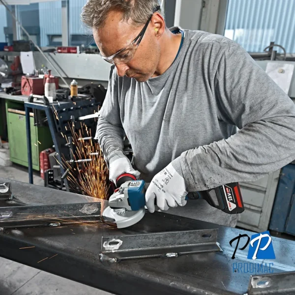 Amoladora Angular 5" X-Lock 18V Brushless Baretool Bosch GWX 18V-10 PC 0601.7B0.700-000