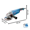 0601.8F6.1E0-000-3.webp Amoladora Angular 9" 2800W 6500 rpm Bosch GWS 28-230 HM 0601.8F6.1E0-000