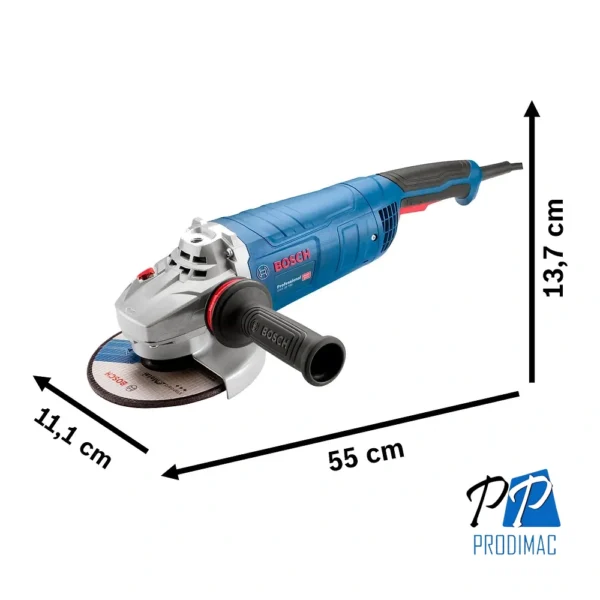 0601.8F6.1E0-000-3.webp Amoladora Angular 9" 2800W 6500 rpm Bosch GWS 28-230 HM 0601.8F6.1E0-000