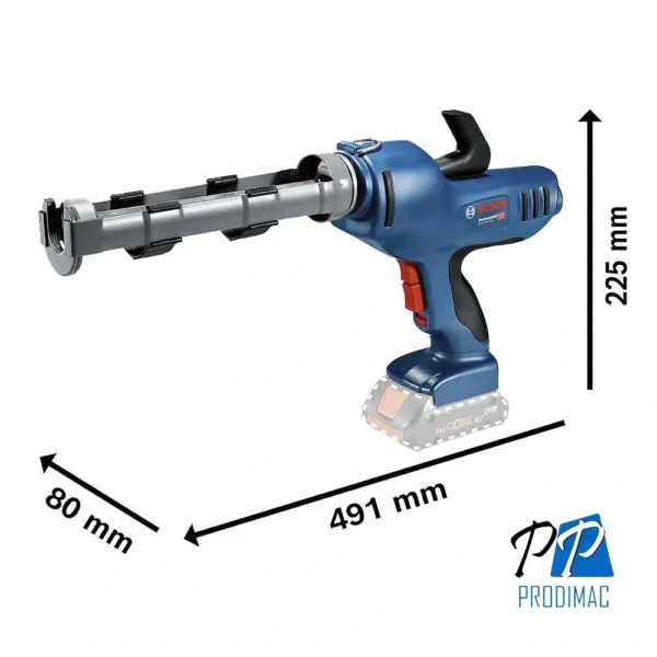 Pistola Calafateadora 18V 310 ml (Sin Baterías / Sin Cargador) Bosch GCG 18V-310 0601.9C4.100-000
