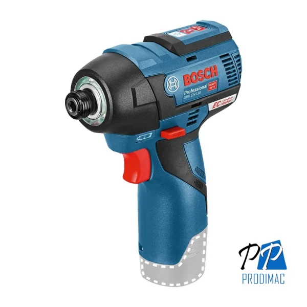 Atornillador de Impacto 1/4" Hex 12V Brushless 110 Nm Baretool Bosch GDR 12V-110 0601.9E0.002-000