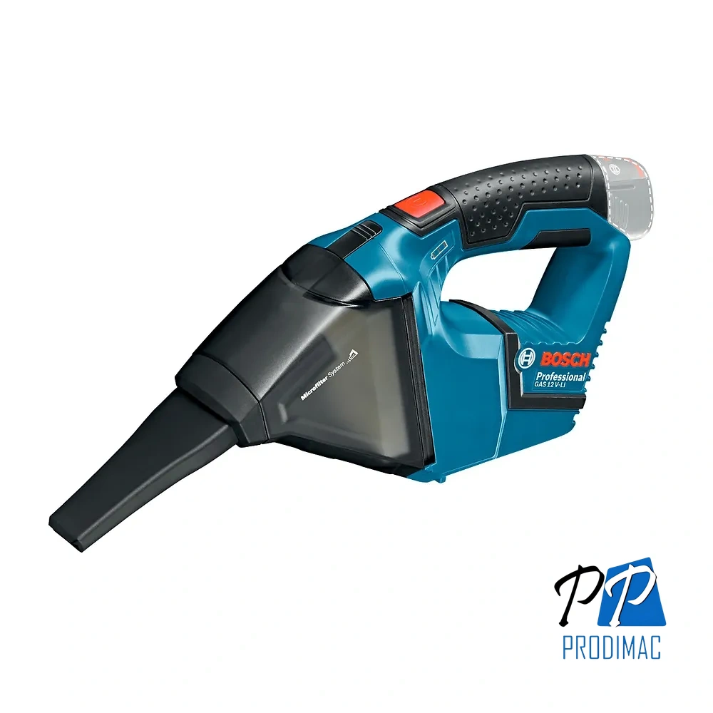 Aspiradora de mano 12V Baretool (Sin baterías / Sin cargador) Bosch GAS 12V-LI 0601.9E3.000-000