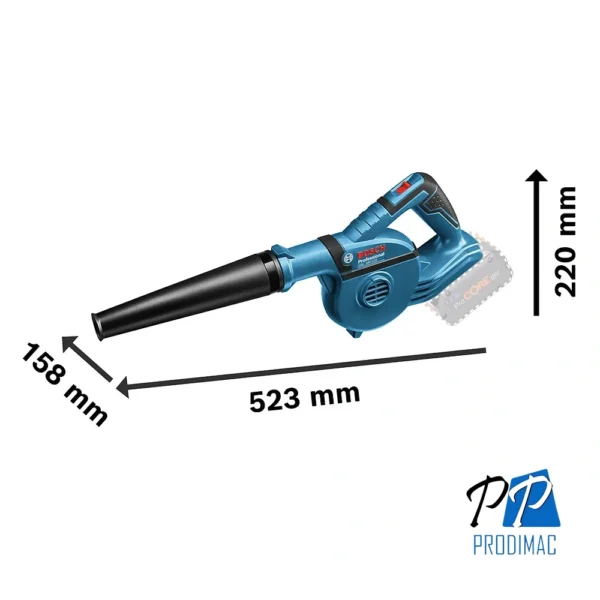 Sopladora Inalámbrica 18V Baretool (Sin Batería / Sin cargador) Bosch GBL 18V-120 Professional 0601.9F5.100-000