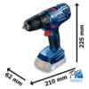 Taladro Percutor 1/2" 18V Baretool Bosch GSB 180-LI 0601.9F8.3E3-000