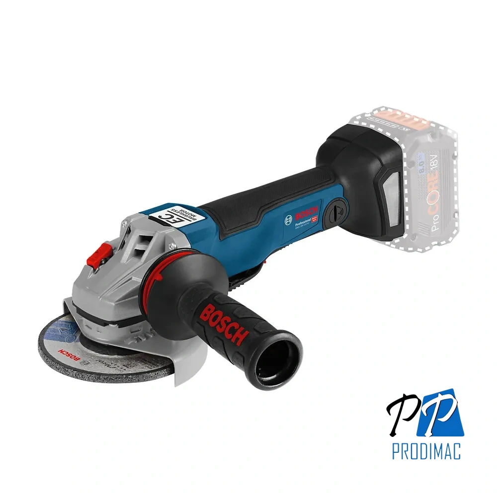 Amoladora Angular 5" 18V Brushless Baretool Bosch GWS 18V-10 PC 0601.9G3.E0A-000
