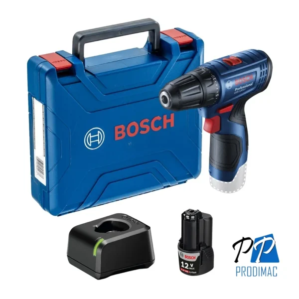 Taladro Atornillador 3/8" 12V 30Nm Inc 1 Bat + Carg Bosch GSR 120-LI 0601.9G8.0E1-000