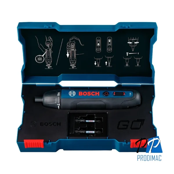 Atornillador 1/4'' 3.6V 5 Nm Bosch Go 0601.9H2.1E0-000