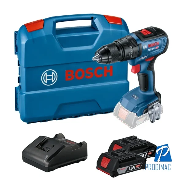 Taladro Percutor 1/2" 18V Brushless 2 Bat + Carg Bosch GSB 18V-50 0601.9H5.1E0-000