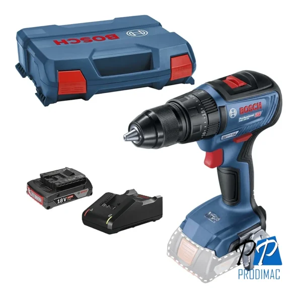 Taladro Atornillador Percutor 1/2" 18V Brushless Inc 1 Bat y Carg Bosch GSB 18V-50 0601.9H5.1E4-000