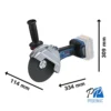 0601.9H6.EE1-000-3.webp Amoladora Angular 7" 18V Brushless Baretool Bosch GWS 18V-180 PC 0601.9H6.EE1-000
