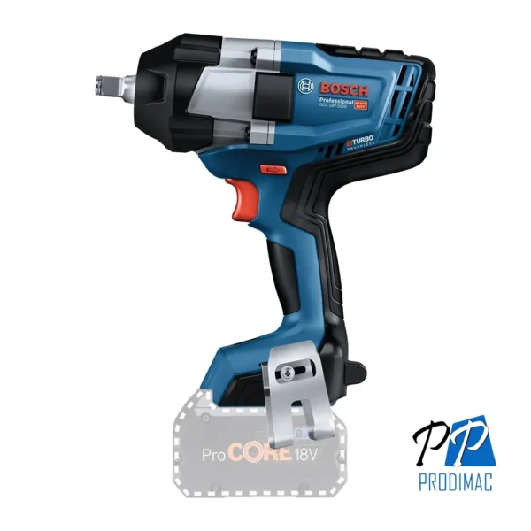 Llave de Impacto 1/2" 18V Brushless 1000 Nm Baretool Bosch GDS 18V-1000 0601.9J8.3E1-000