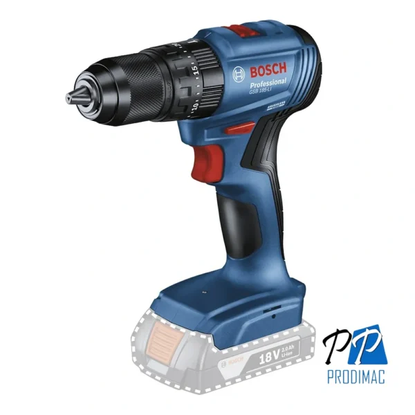 Taladro Percutor 1/2" 18V Brushless Baretool Bosch GSB 185-LI 0601.9K3.1E3-000