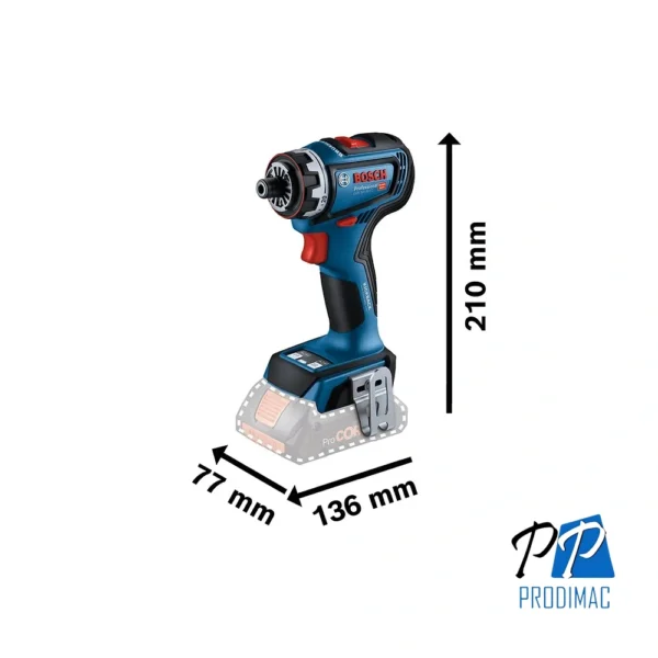 Taladro Atornillador 1/2" 18V Brushless Baretool Bosch GSR 18V-90 FC 0601.9K6.2E0-000