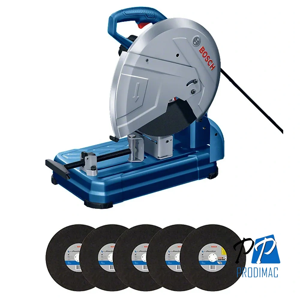 Tronzadora De Metales Gco 14-24 2400w + 5 Discos Bosch 0601.B37.0E1-000