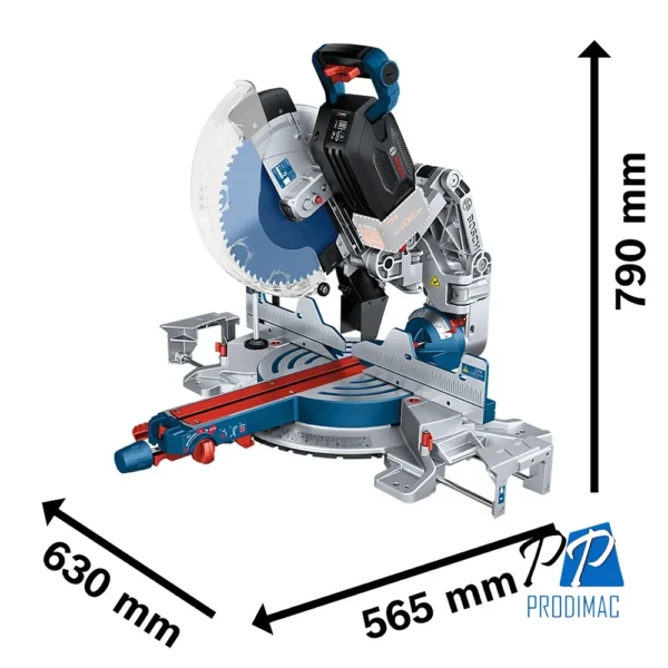 Sierra Ingleteadora 12" 18V 4000 Rpm Brushless Biturbo (Sin Baterias / Sin Cargador) Bosch GCM 18V-305 GDC 0601.B43.0K0-000