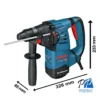 Rotomartillo SDS Plus 800W 3.1J Bosch GBH 3-28 DRE 0611.23A.0E0-000