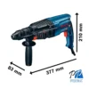 Rotomartillo SDS Plus 800W 2.7J Bosch GBH 2-26 DRE 0611.253.7E0-000