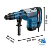 Rotomartillo SDS Max 1500W 12.5J Bosch GBH 8-45 DV 0611.265.0E0-000