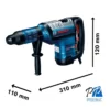 Rotomartillo SDS Max 1500W 12.5J Bosch GBH 8-45 D 0611.265.1E0-000