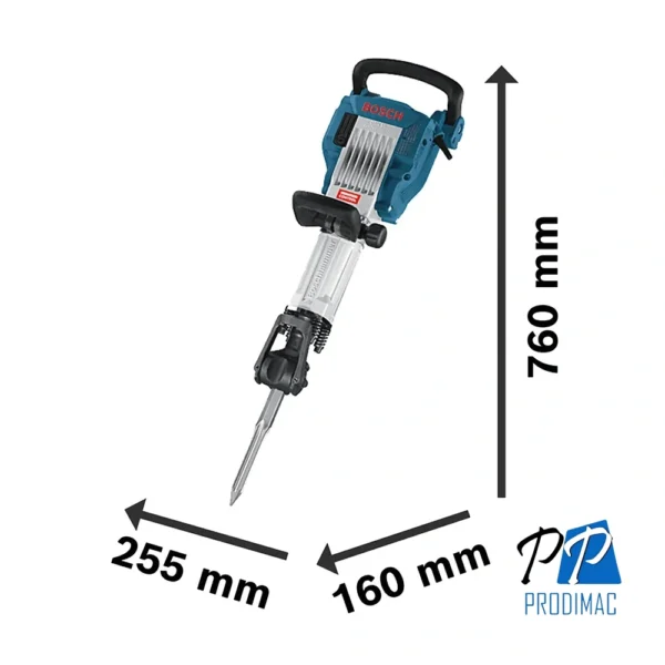 Martillo Demoledor GSH 16-28 Professional 1700W 45J Bosch 0611.335.0E0-000