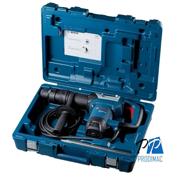 Martillo Demoledor SDS Max 1100W Incl Cinceles y Maleta Bosch GSH 500 0611.338.7E1-000