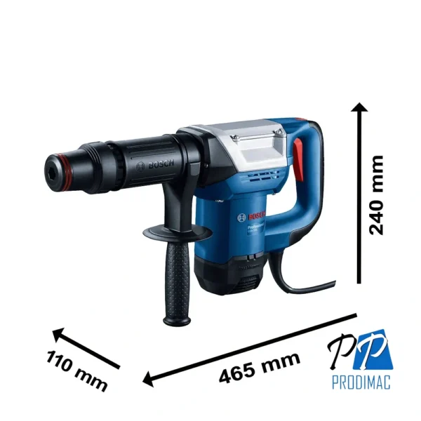 Martillo Demoledor SDS Max 1100W Incl Cinceles y Maleta Bosch GSH 500 0611.338.7E1-000