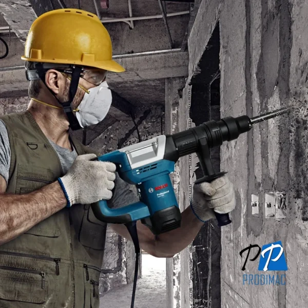 Martillo Demoledor SDS Max 1100W Incl Cinceles y Maleta Bosch GSH 500 0611.338.7E1-000