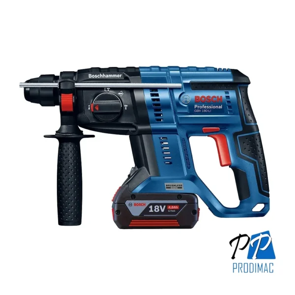 0611.911.1E0-000-2.webp Rotomartillo Sds-Plus 18V Brushless 2J 2 Bat 4.0 Ah Bosch GBH 180-LI 0611.911.1E0-000