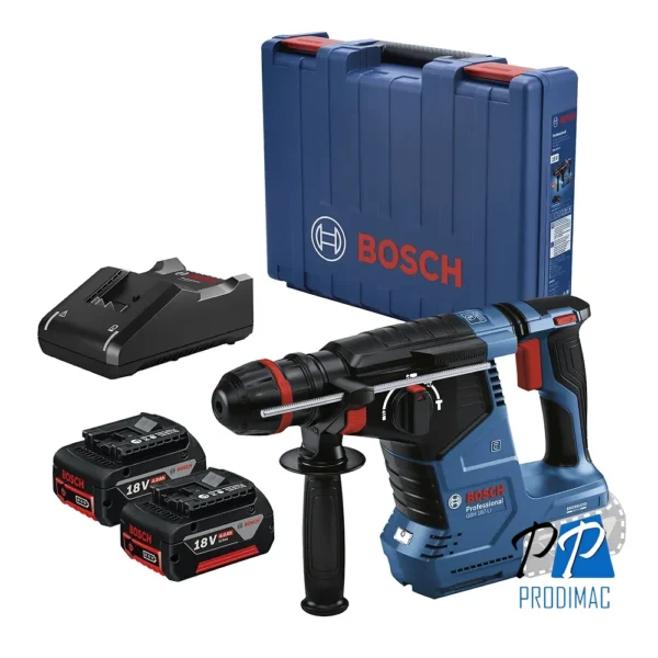 Rotomartillo SDS Plus/Cilíndrico/Hexagonal 18V Brushless Inc 2 Bat y Carg Bosch GBH 187-LI 0611.923.1E0-000