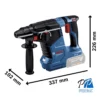 Rotomartillo SDS Plus/Cilindrico/Hexagonal 18V Brushless Baretool Bosch GBH 187-LI 0611.923.1E1-000