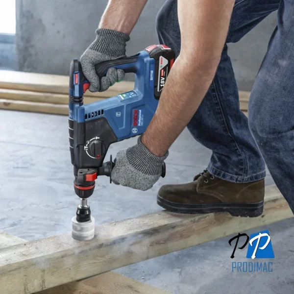 Rotomartillo SDS Plus/Cilindrico/Hexagonal 18V Brushless Baretool Bosch GBH 187-LI 0611.923.1E1-000