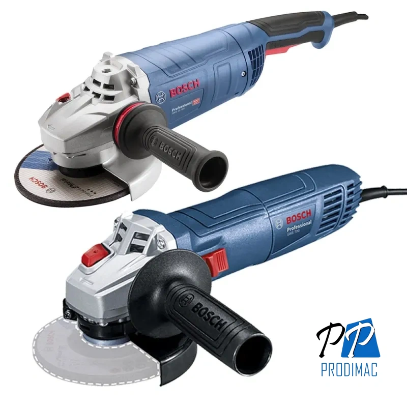 Amoladora Angular 7" 2500W + Amoladora Angular 4 1/2" 710W Bosch 0615.A00.1JA-000