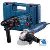 Rotomartillo SDS Plus 720W GBH 220 + Amoladora Angular 4 1/2" 710W GWS 700 Bosch 0615.A00.1LV-000