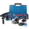 Amoladora Angular 5" 18V GWS 180-LI + Rotomartillo SDS Plus 18V Brushless GBH 180-LI Bosch 0615.A00.1UR-000