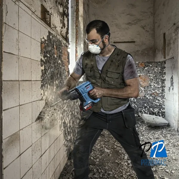 Amoladora Angular 5" 18V GWS 180-LI + Rotomartillo SDS Plus 18V Brushless GBH 180-LI Bosch 0615.A00.1UR-000