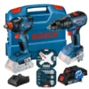 Taladro Percutor 2 Bat y Carg + Llave de Impacto 1/2" 18V Brushless + Set de Accs 34 Pzs Bosch 0615.A00.1V3-000