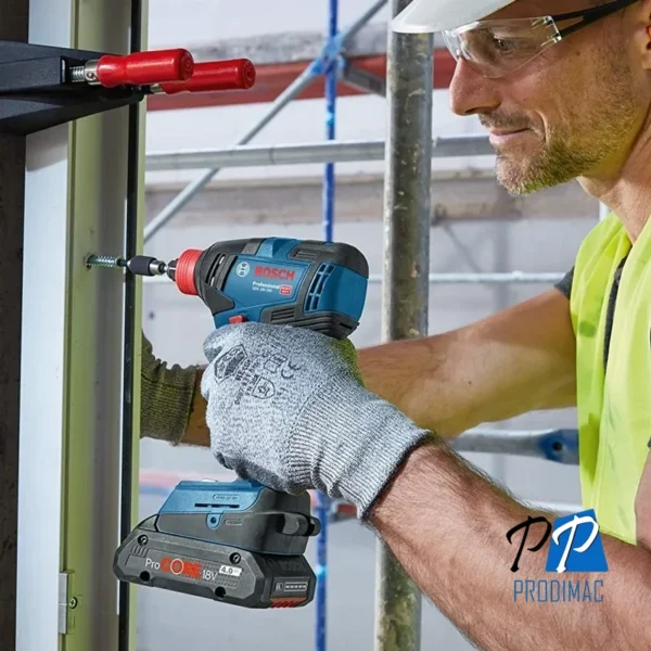 Taladro Percutor 1/2" 18V + Llave de Impacto 1/2"-1/4" + Bat 5.0Ah Bosch 0615.A00.1VH-000