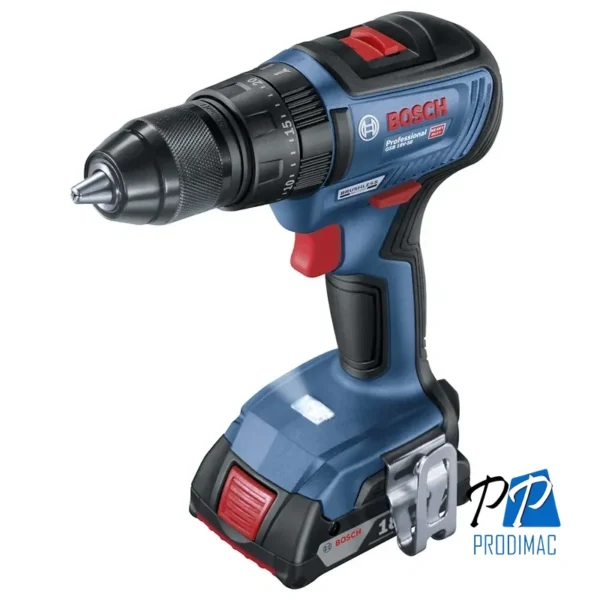 Taladro Percutor 1/2" 18V + Esmeril Angular 5" + Bat 5.0Ah Bosch 0615.A00.1WS-000