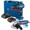 Taladro Percutor 1/2" 18V Brushless + Amoladora 4 1/2" 710W Bosch 0615.A00.22M-000