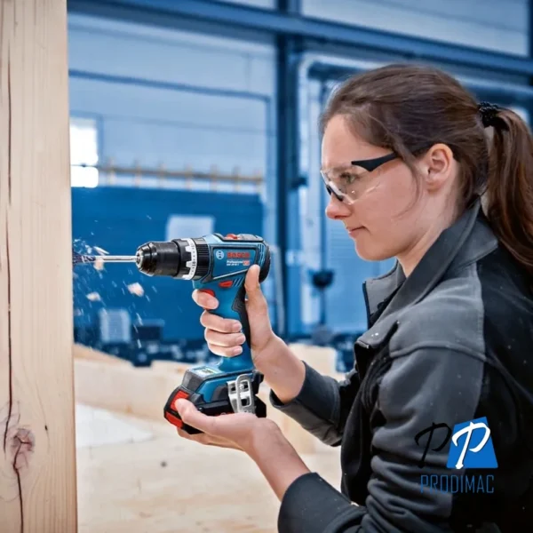 Amoladora 5" 2 Bat GWS 180-LI + Taladro Percutor 1/2" 18V Brushless GSB 18V-90 C Bosch 0615.A00.260-000