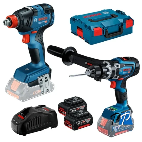 0615.A00.26D-000-1.webp Taladro Percutor 1/2" 2 Bat + Llave de Impacto 18V Brushless Bosch 0615.A00.26D-000