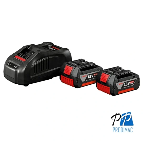Kit Baterias + Cargador 18v 4.0 Amperios Bosch 1600.A01.5TC-000
