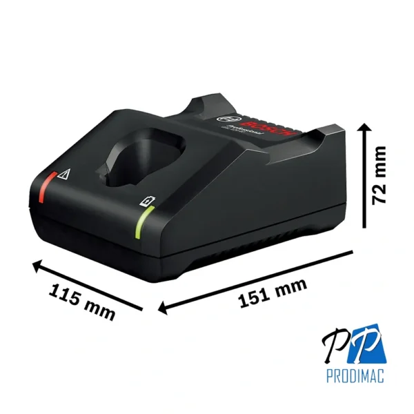 Cargador de Baterias Ion-Litio 12V Bosch GAL 12V-40 1600.A01.B6R-000